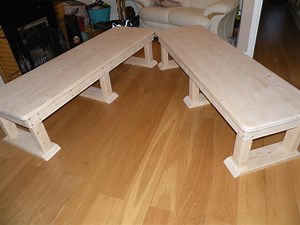 Solid Wood Bench/coffee Table