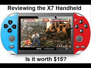 My review of the x7 handheld gaming console. It is pretty good at GBA games, but I'm not sure...