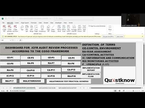 ICFR IMPLEMENTATION AND REVIEW TEMPLATE UPDATED