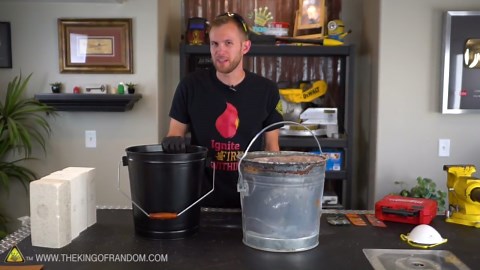 Upgrade Your Trash Can Foundry For Better Metal Casting