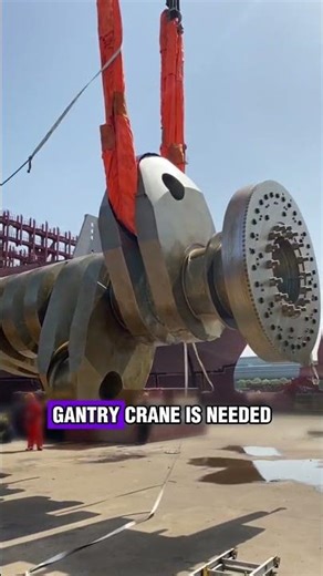 World's BIGGEST Crankshaft! Powering Global Trade 🚢