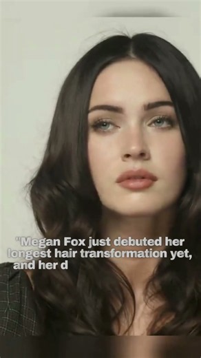 Megan Fox's Longest Hair Makeover! ✨ #shorts