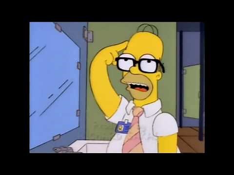 The Simpsons - Homer Finds Glasses in the Toilet