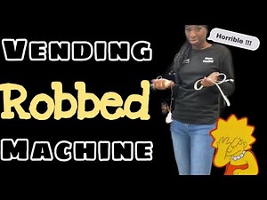 FOUND OUR VENDING MACHINE BROKEN INTO