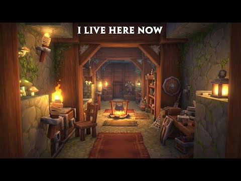 I Turned a SCARY Hytale Dungeon into a LUXURY Home!