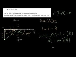 Angle of Complex Numbers: Practice