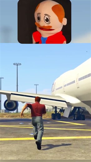 Jeffy Gets Ran Over by a Plane in GTA 5!