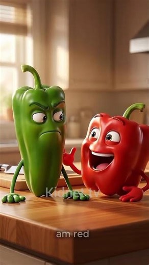 3D Talking Vegetables Explain Themselves! 🥗 Fun Food Facts for Kids #shorts