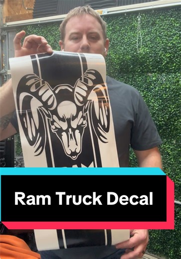 Enhance Your Truck with a Ram Strip Decal