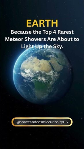 Top 4 Rare Meteor Shower Is Coming 😍☠️ #shorts #space #earth #meteorshowers #spaceevents #nightsky