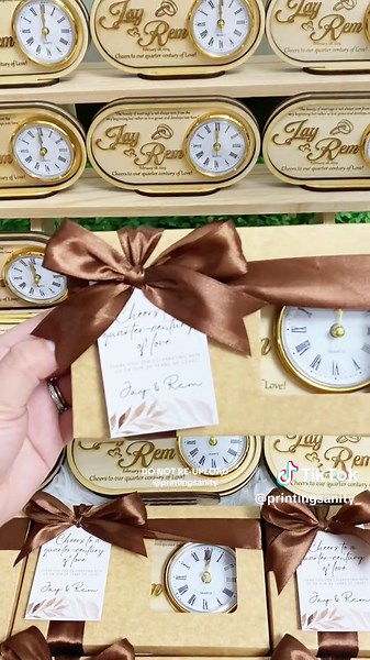 Personalized Wooden Desk Clock for Memorable Gifts