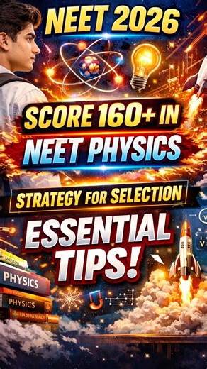 NEET 2026 🔥 Physics Strategy to Score 160+ | Guaranteed Selection Plan 🚀