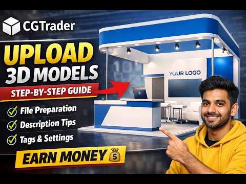 CGTrader Par 3D Model Kaise Upload Kare? Full Process 🔥 | Rigmo 3D Tutorial