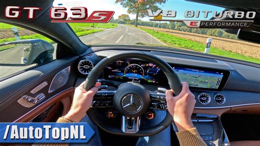 843HP AMG GT63 S E | POV Drift & Launch Test