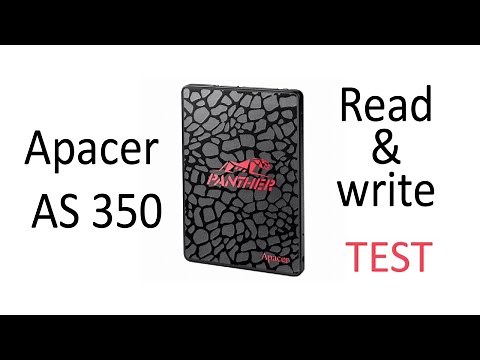 Apacer Panther AS350 Read Write Speed Test