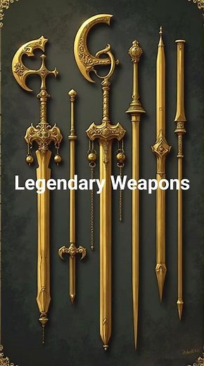 Top 5 Divine Weapon at Number 4 #facts #greekgods #midjourney #greekmythology #mythology #history