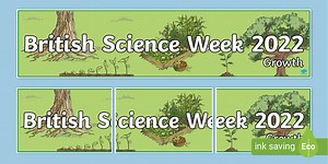 KS2 British Science Week 2025 (Change and Adapt) Banner