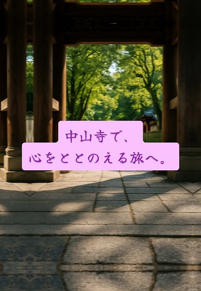 中山寺の参道を、ゆっくり歩く。 木漏れ日と静けさに包まれながら、 心がふっと軽くなる瞬間に出会えます。 あなたの願いが、 そっと届きますように。 #中山寺 #参拝記録 #八百万の願い所 #癒しの時間 #神社仏閣巡り #開運 #安産祈願 #心のよりどころ
