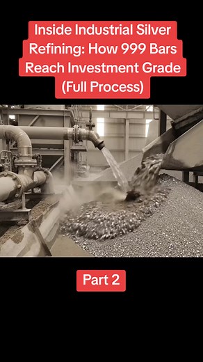 Part 2| Inside Industrial Silver Refining: How 999 Bars Reach Investment Grade (Full Process) #production #refining #silver #industrialprocess #factory