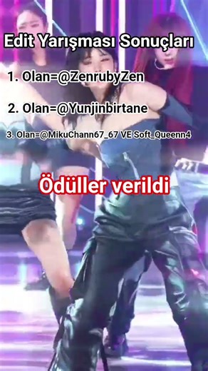 Edit yarışması sonuçları#kesfetbeniöneçıkar#nolurtut#kesfetol#blackpink#kpop#itzy#midzy#straykids