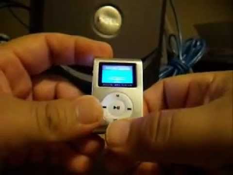 How to operate your MINICLIP Mini Clip MP3 Player with LCD Screen