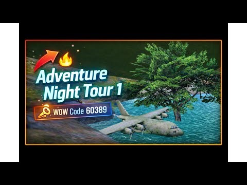 Adventure Night Tour 1 🔥 BGMI WOW Parkour | WOW Code 60389 😍