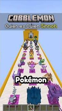 Quién es Quien Pokémon en Minecraft! (Versión 100 Pokémon de Sinnoh)