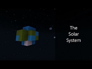 Minecraft Solar System - To Scale