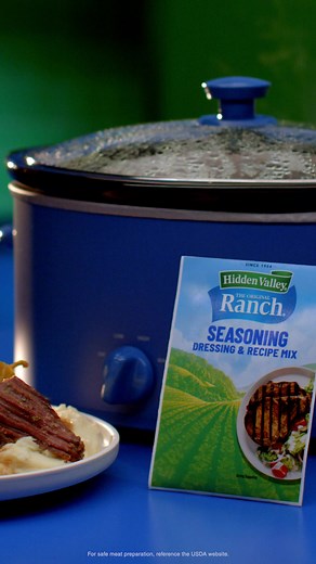 7.4K views · 12 reactions | Cold nights call for steamy, slow-cooked Mississippi Roast with savory ranch flavor. | Hidden Valley Ranch | Facebook