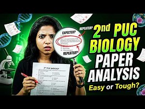🔥 2nd PUC Biology Final Exam Paper Analysis | Jasmine Ma'am 💯