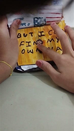 DIY golden lyric booklet #diy #craft #KPDH