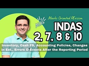 Revise Ind AS 2, 7, 8 & 10 | CA Final FR