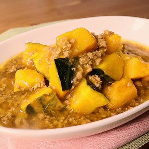 とろ甘ほくほく！かぼちゃのそぼろ煮 作り方・レシピ | クラシル
