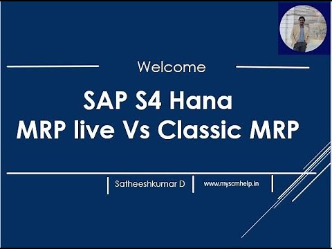 MRP Live Vs Classic MRP comparison_SAP(Lecture01)