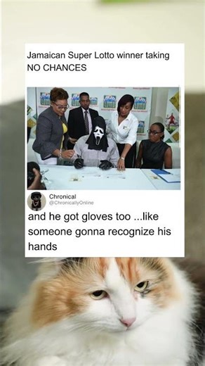 Lottery winner takes no chances