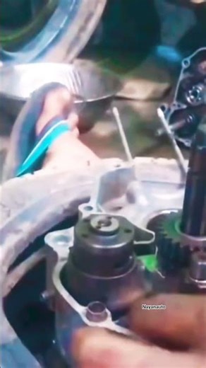 Splender bike gear box fitting bs6