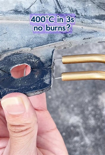 400°C in 3s & no burns! Copper tip stays cool, safe fast welding for all plastics! #repair #plasticrepair #tool #Easytouse #plastiktamir #plastikkaynak #Quick Fix #Powertools #Wholesale #foryou #AutoBodyRepair #MotorcycleMaintenance #plastics