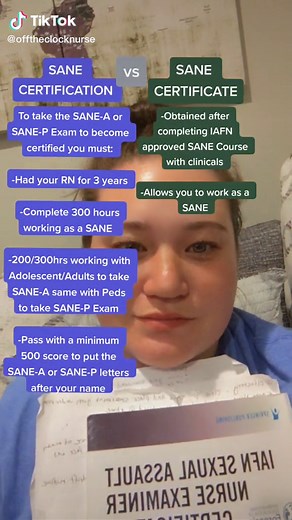 SANE Certificate vs SANE Certified Comparison in Forensic Nursing