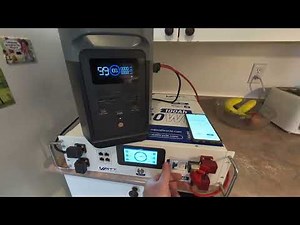 How long can a Ecoflow Delta 2 and Wattcycle's server rack battery power a refrigerator?