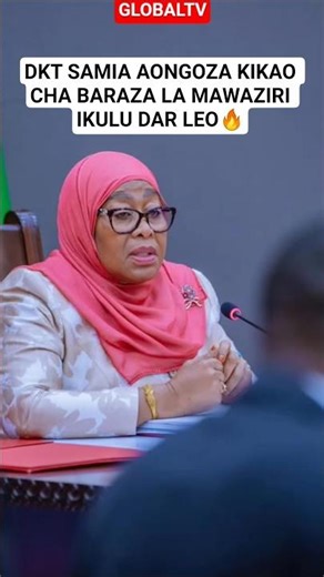 DKT SAMIA AONGOZA KIKAO CHA BARAZA LA MAWAZIRI IKULU DAR LEO🔥#shortsviral #samia #breaking