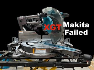 Makita XGT 12" Miter saw issue | Watch before you buy | GSL04Z / LS004GZ | Makita failed miter