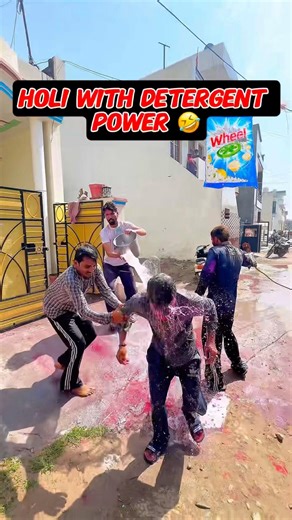 Celebrating Holi with Different Way 🤣#minivlog #dailyvlog #holi #holi2026 #holisong #vlog