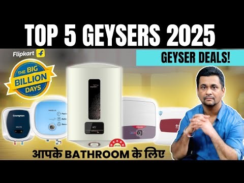 Top 5 Best Geyser Deals in India 2025 | Best Geyser 15 L | Storage Water Heaters at Lowest Prices