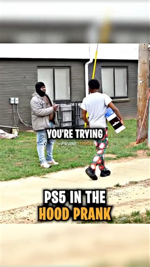 Public PS5 in The Hood Prank