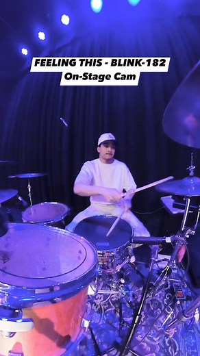 Feeling This by blink-182 | On-Stage Cam | #blink182 #feelingthis #punkrock #emo #music #fypシ゚ #drumcover #drummer #drums #travisbarker #tomdelonge #markhoppus #poppunk #musica #cowbell | The 12/21