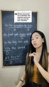 117K views · 3.7K reactions | More sentence error identification for today #englishclass #grammarlesson #grammartips #examreview | Winma Carvajal | Facebook