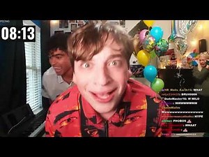 Vortrox surprises KingSammelot on stream for his bday