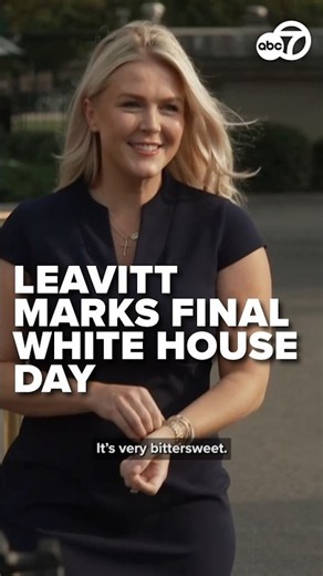 Karoline Leavitt gets emotional on final White House day, says she'll miss reporters