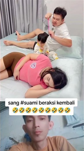 #short sang suami beraksi kembali #ngakak #lucu #viralvideo #duet #kontenkocak
