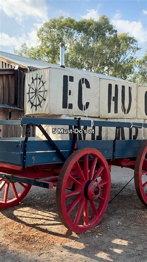 🖐 5 Must-Do's at the Port of Echuca : 1. Hire an e-bike from Green Pedal Cycles 2. Try the fudge at Penny Arcade 3. Check out the Museum 4. Taste some wine at St Annes Winery, Echuca & Moama 5. Take a paddle steamer ride #VisitEchucaMoama #Echuca #Moama #PortOfEchuca #MurrayRiver #VisitRiverCountry #YortaYortaCountry #NewSouthWales #VisitVictoria #VisitTheMurray | Visit Echuca Moama